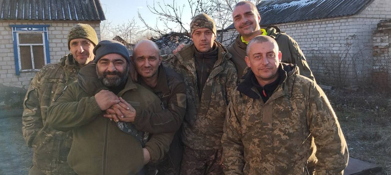 Денис Довгаль з військовими