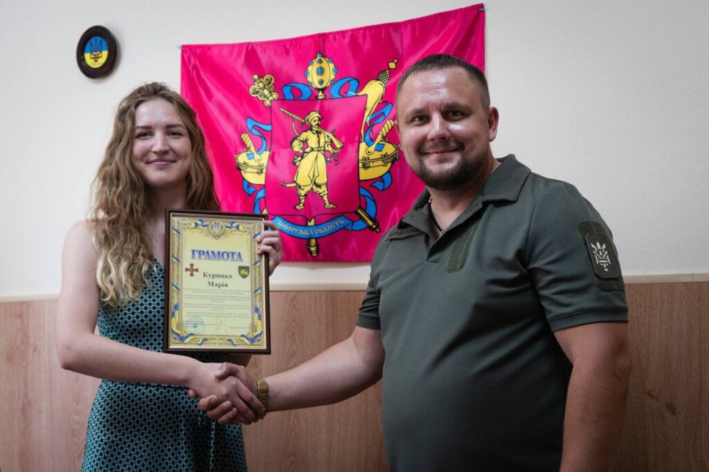 Марія Куріпко волонтерка