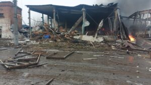 Обстріл Оріхова на Запоріжжі: сталася пожежа