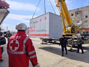 Мобільні укриття встановили в Оріхові та Гуляйполі Запорізької області