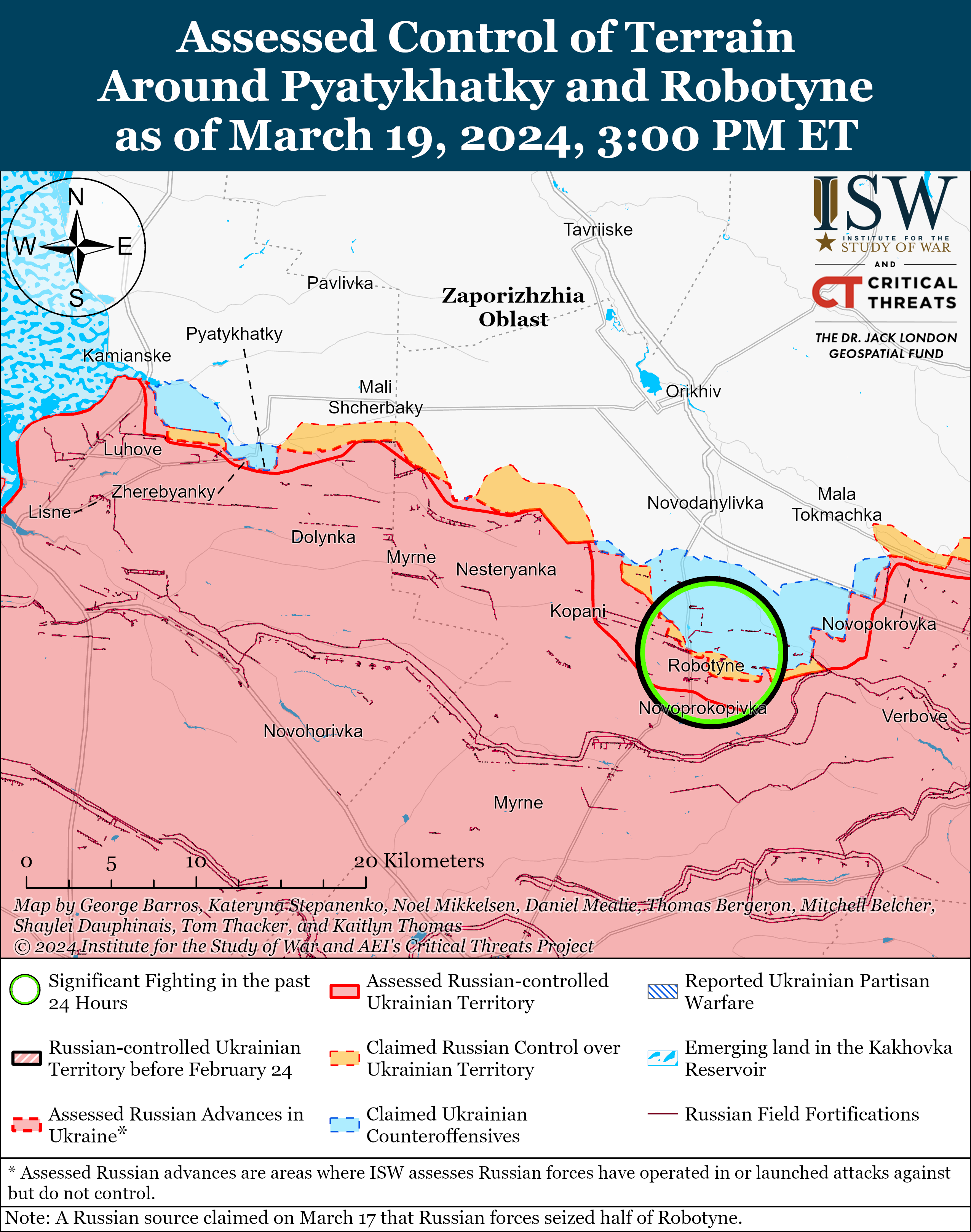 У Запорізькій області точаться бойові дії (КАРТА БОЇВ)