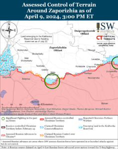 Где продолжаются боевые действия в Запорожской области (КАРТА)