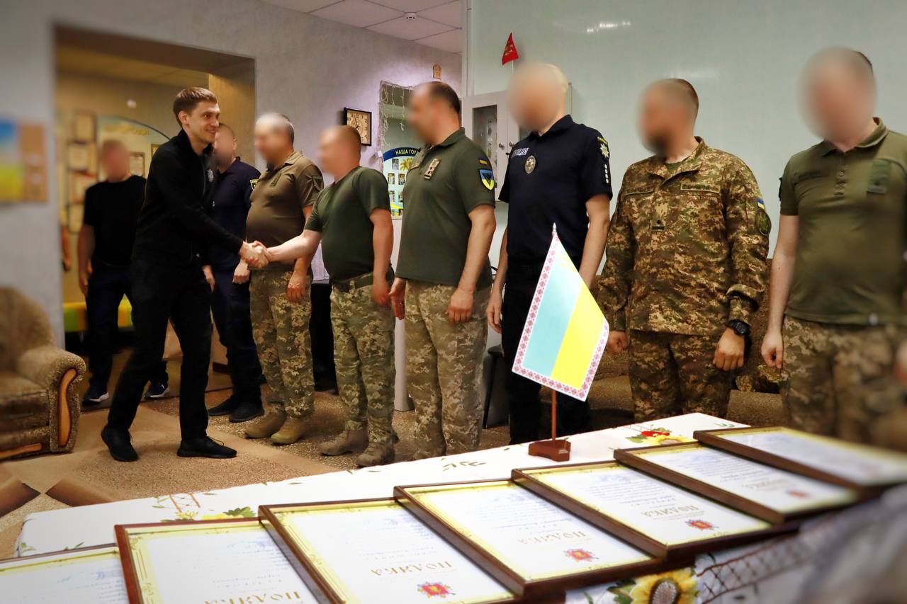 Іван Федоров нагородив військових, які захищають Запорізький напрямок