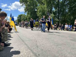 На Запорожье простились с военным, отдавшим жизнь за Украину