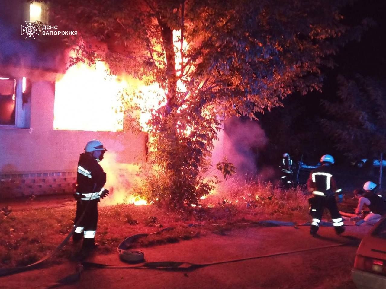 Пожежа у п'ятиповерховому будинку