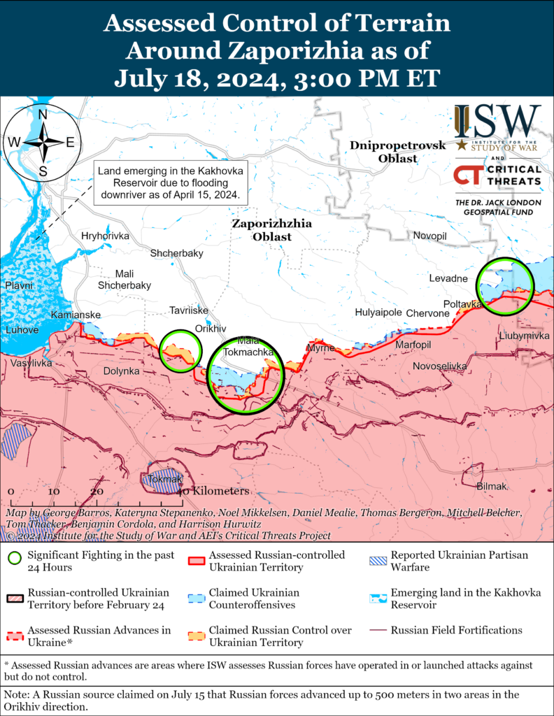Російські війська просунулися по полях від Гуляйполя, - ISW (КАРТА)