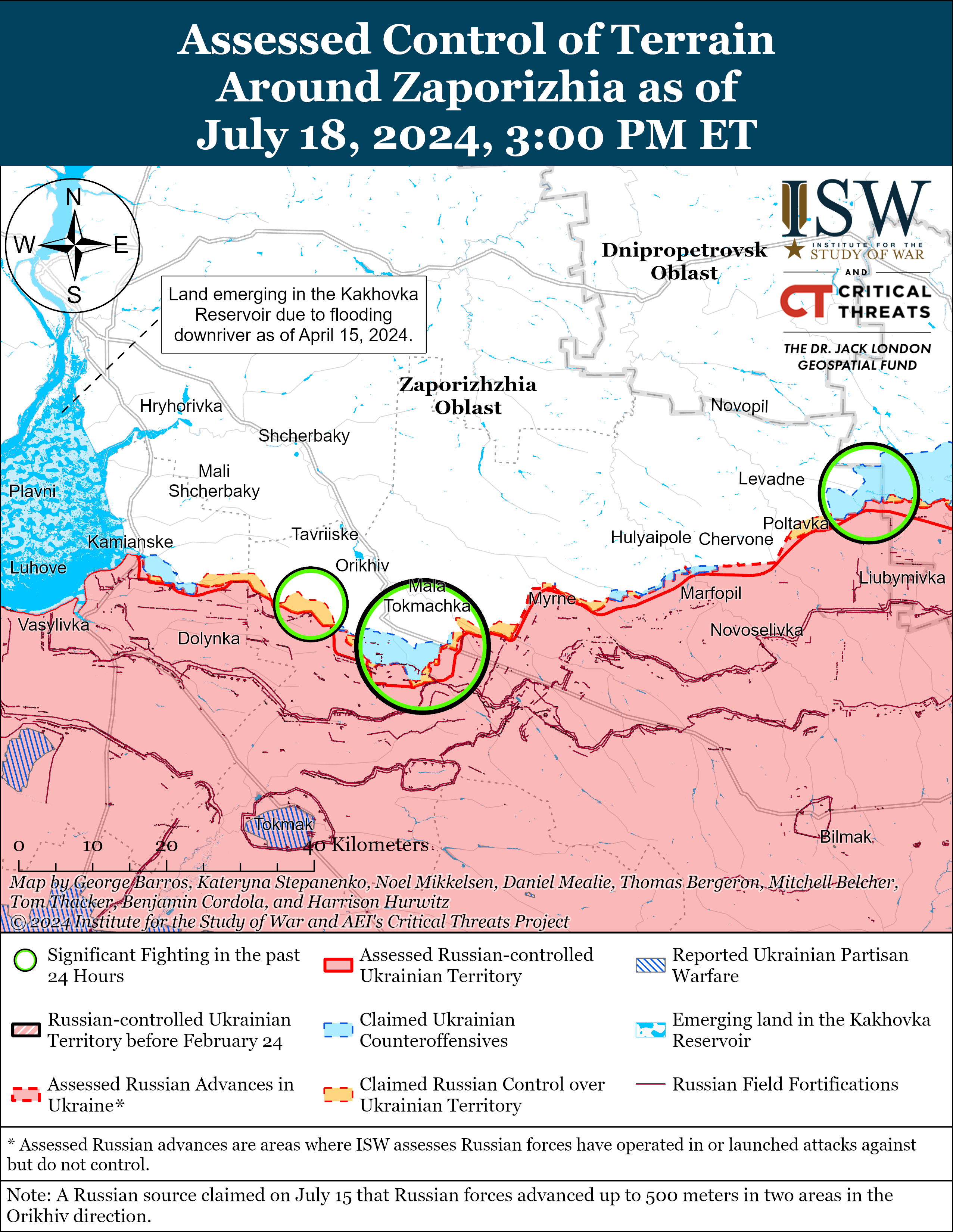 Російські війська просунулися по полях від Гуляйполя, - ISW (КАРТА)