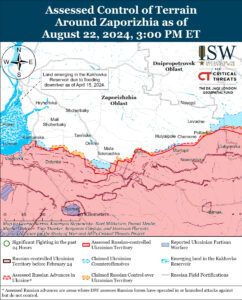 Россияне продолжают перебрасывать войска с Запорожского направления, – ISW