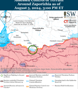 Российские войска немного продвинулись в Запорожской области – ISW