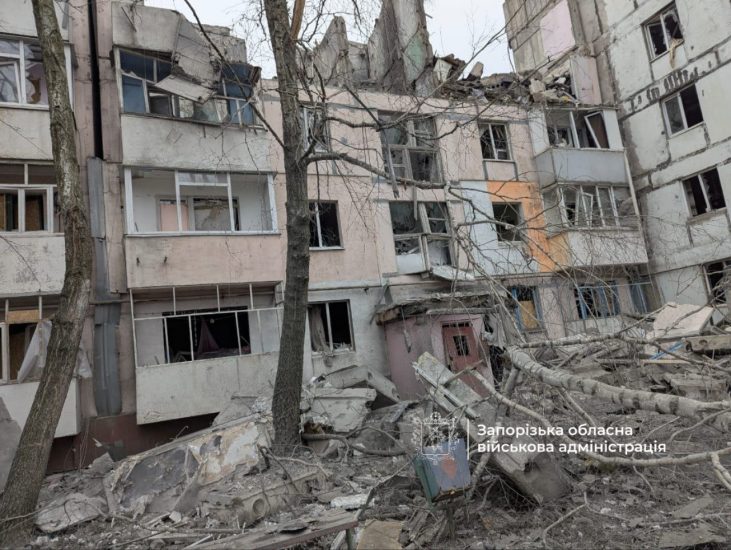 В ніч з 31 грудня на 1 січня росіяни атакували Запорізьку область "шахедами"