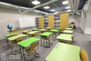 У школі Запоріжжя завершили ремонт укриття: як воно виглядає (ФОТО)