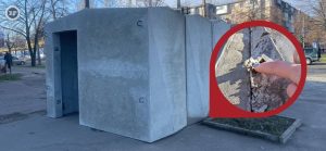 Встановлені бетонні мобільні укриття в Запоріжжі кришаться від дотику пальця: причини