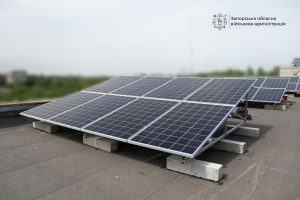 У Запоріжжі будують третю сонячну електростанцію для лікарні