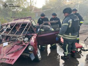 Смертельна аварія на Запоріжжі: водій не впорався з керуванням (ФОТО)