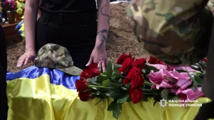 В Запорожье попрощались с майором полиции, погибшим на фронте