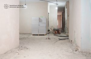 У Запоріжжі ремонтують приміщення майбутньої амбулаторії та стоматології