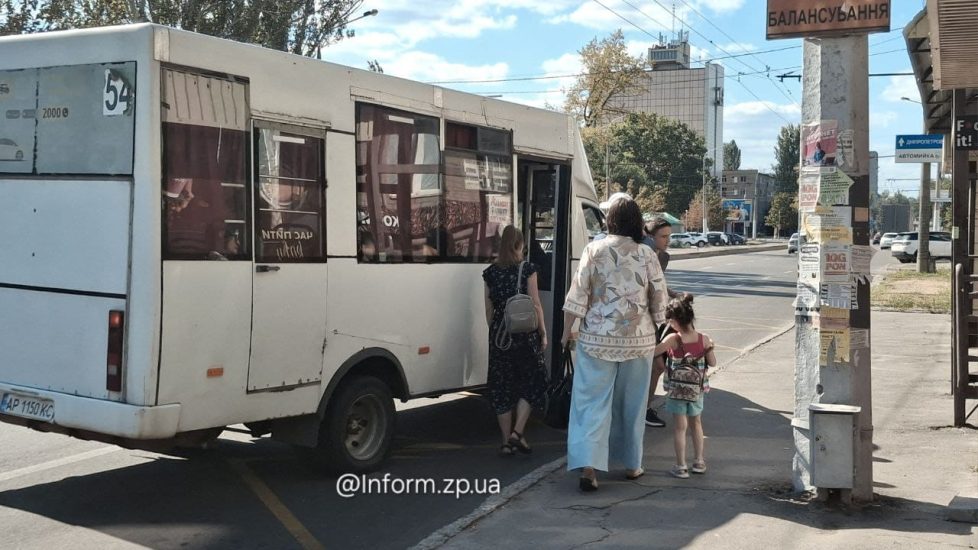 Температура у запорізьких маршрутках