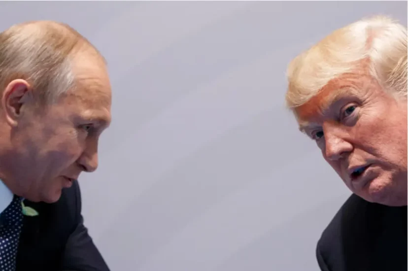 Президент Росії Володимир Путін та президент США Дональд Трамп у Гамбурзі у 2017 році. Еван Вуччі/The Associated Press