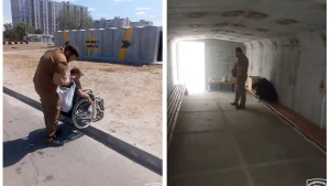 В Запорожье обнаружили бездомного в модульном укрытии