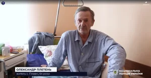 В Запорожье раненый мужчина пешком вышел из «серой» зоны (ВИДЕО)