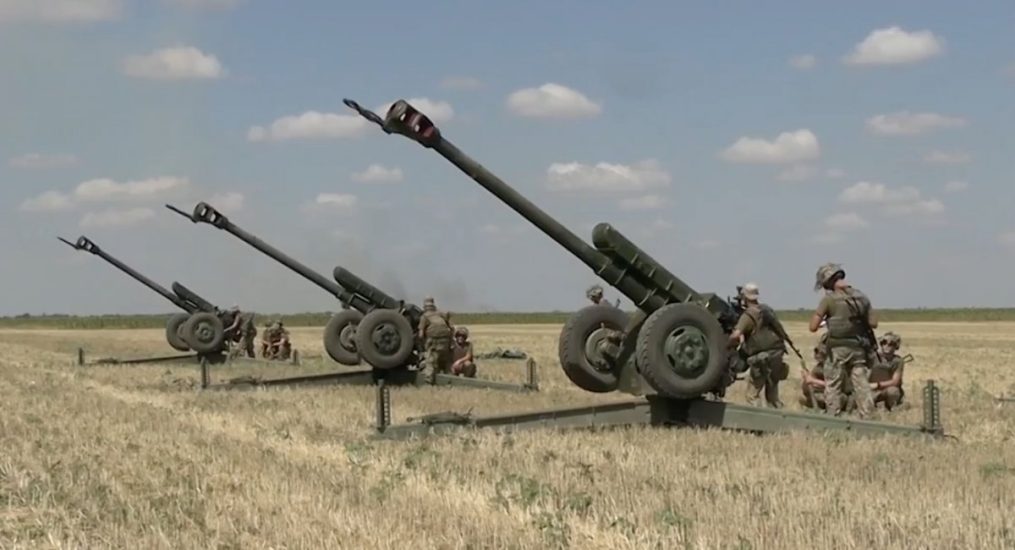 Прикордонники Бердянського загону знищили гармату Д-30 окупантів