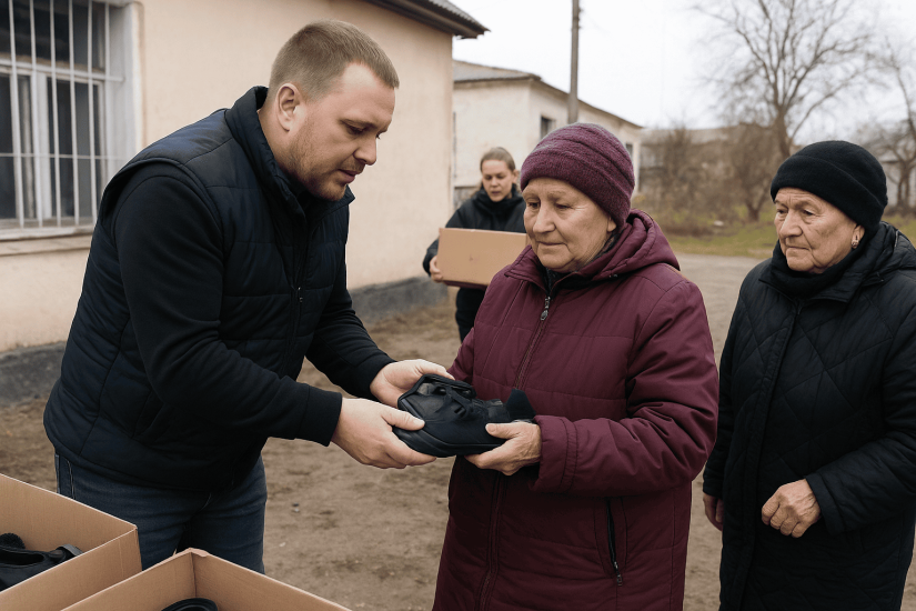 У Комишувасі роздаватимуть взуття