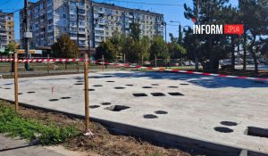 На правом берегу Запорожья обновляют сквер почти за 30 млн грн (ФОТО)
