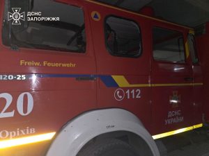 Поранений рятувальник: у Оріхові російський дрон атакував пожежну машину (ФОТО)