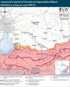 Россияне пытаются наступать на Запорожье, — ISW