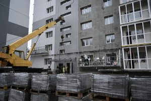 Отстройка дома на Запорожской: на каком этапе работы (ФОТО)