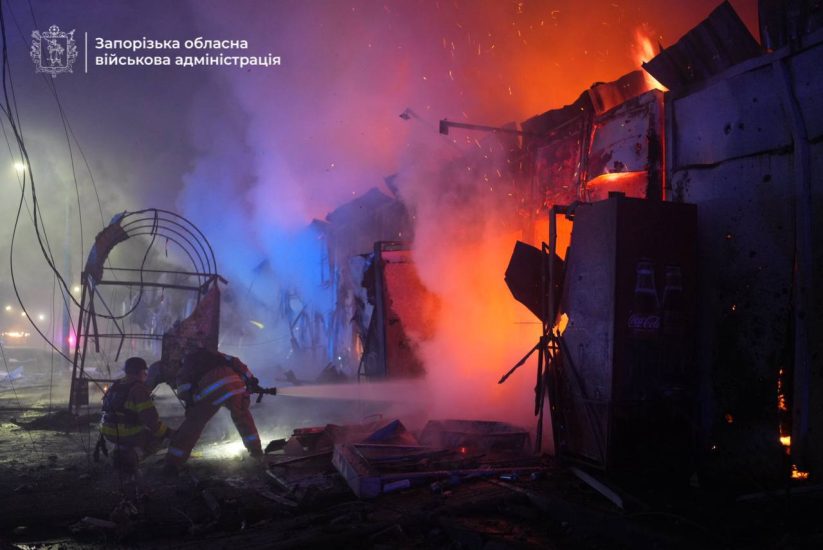 Росіяни атакували Запоріжжя вночі