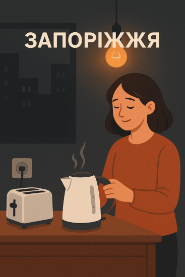 Запоріжців просять вмикати потужні прилади поступово після відновлення електропостачання
