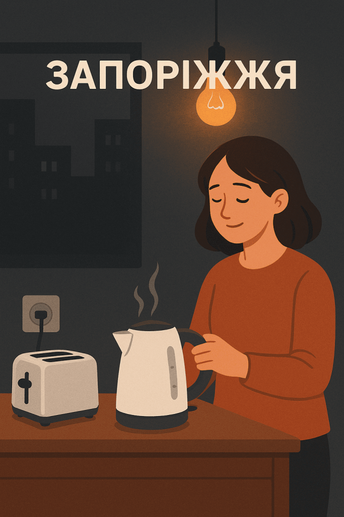 Запоріжців просять вмикати потужні прилади поступово після відновлення електропостачання