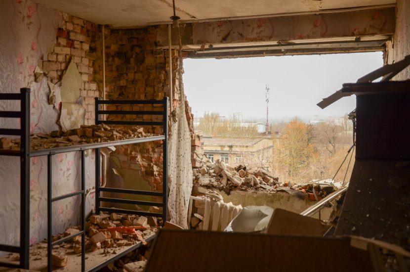 25 листопада 2025 року під час атаки постраждав гуртожиток ЗНУ