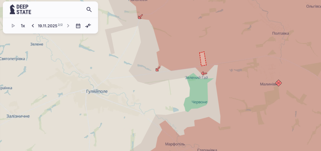 В Запорожской области Россия оккупировала село Весёлое, — DeepState