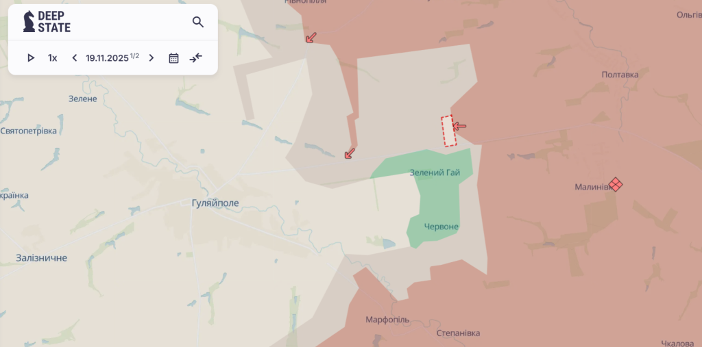 В Запорожской области Россия оккупировала село Весёлое, — DeepState