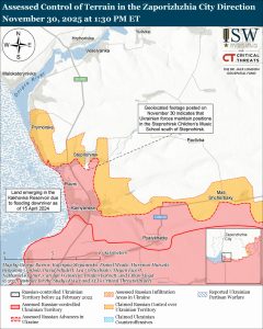 ВСУ продвинулись на Запорожском направлении, — ISW