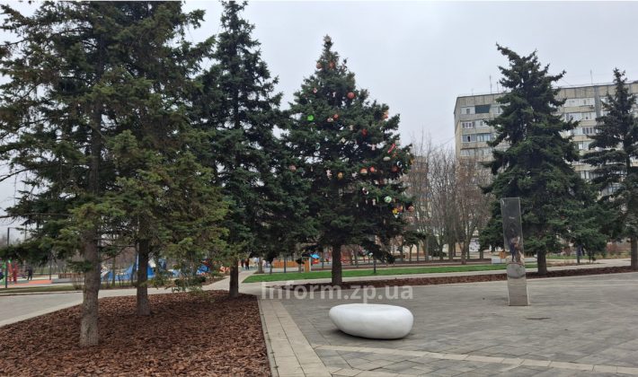 Сквер в Бородинском микрорайоне Запорожья частично обновили: как он выглядит сейчас (ФОТО)