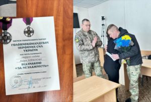 «За незламность»: на Запорожье наградили военного, пережившего плен