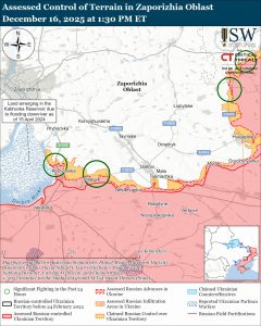Росіяни намагалися наступати на Запоріжжі, — ISW