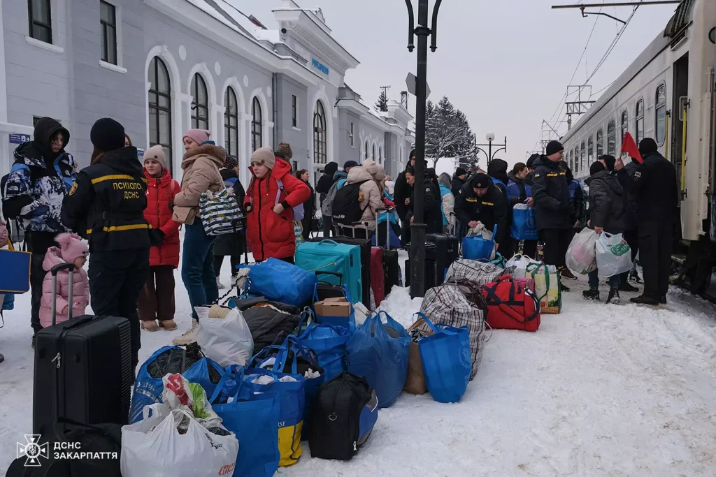 Закарпаття прийняло евакуаційний потяг із Запорізького напрямку