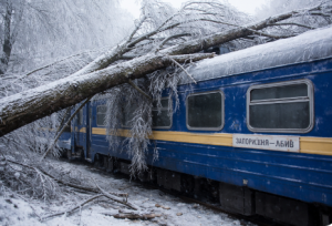 На пассажирский вагон «Запорожье–Львов» упало дерево: подробности инцидента