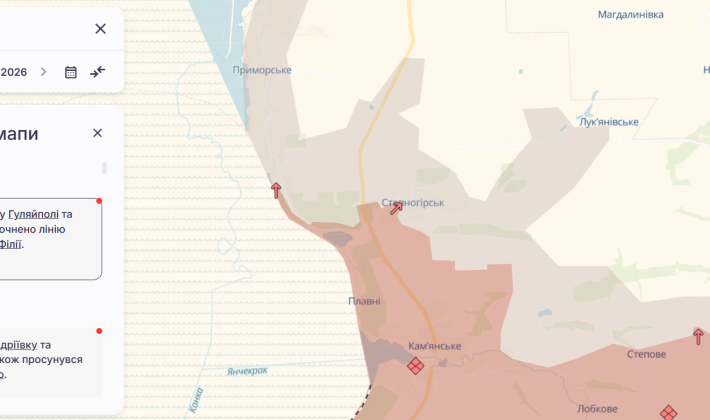 Россияне продвинулись на двух направлениях в Запорожской области (КАРТА)