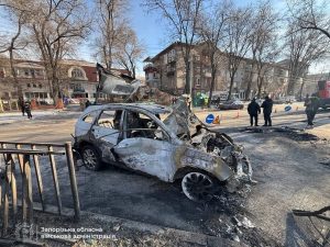 Атака по Запоріжжю 20 лютого: фахівці обстежили місце удару (ФОТО)