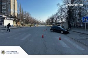 В Запорожье подросток без прав стал участником ДТП: что известно