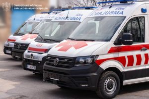Парк скорой помощи Запорожья пополнился новыми реанимобилями: детали