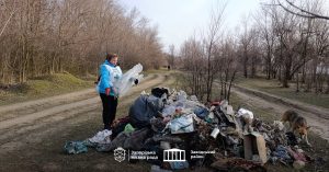 В Запорожье во время толоки на берегу Днепра собрали 7 тонн мусора