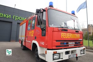 Запорізькій громаді передали пожежну машину з Німеччини (ФОТО)