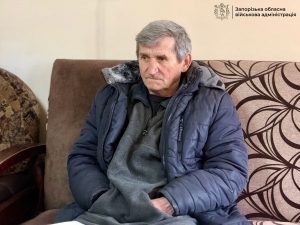 Житель Пологовского района пешком эвакуировался в Запорожье