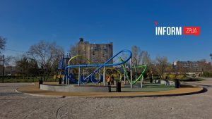 Детская площадка за 7,5 млн грн на Песках в Запорожье: как выглядит новая локация (ФОТО)